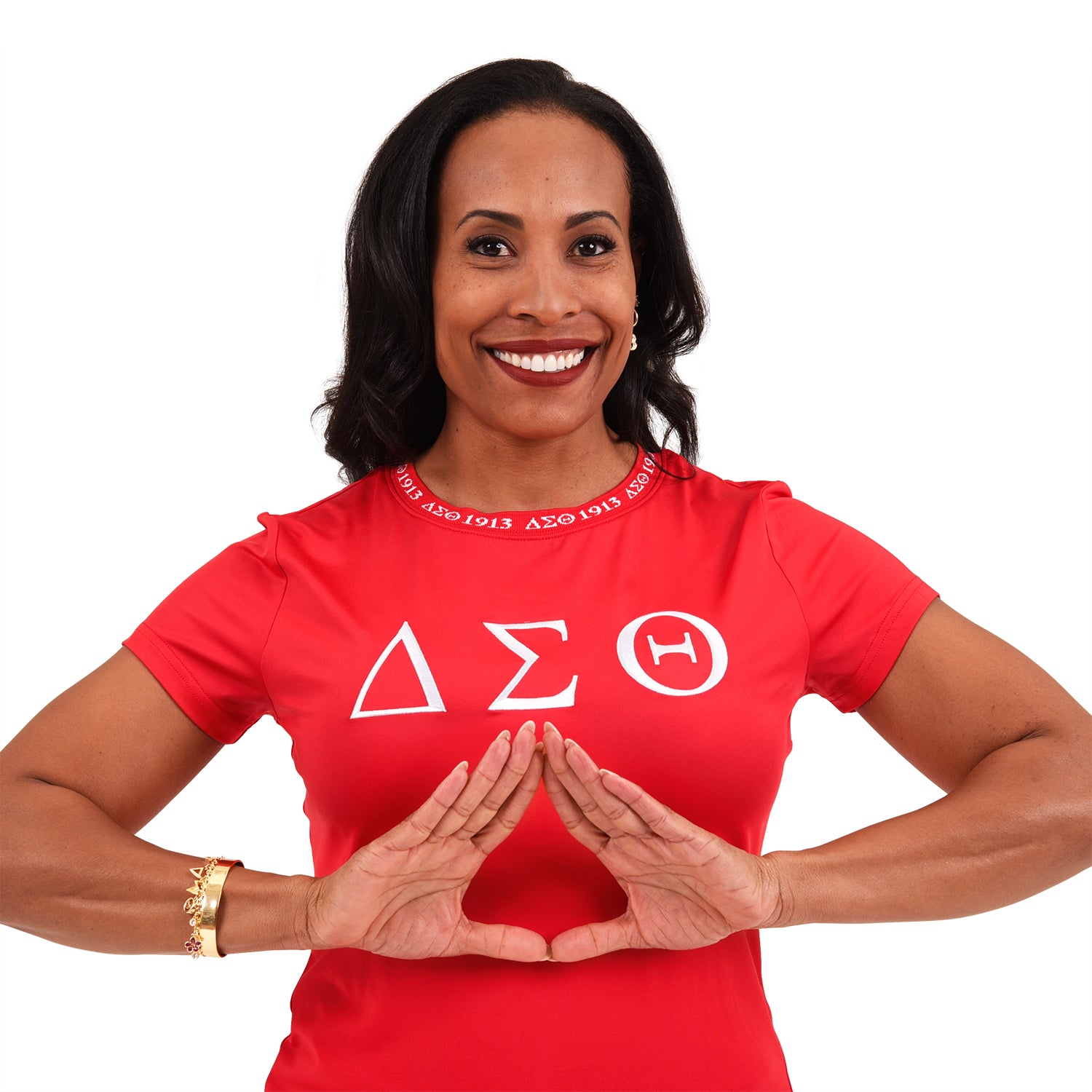 ΔΣΘ Jacquard Tee (Red)