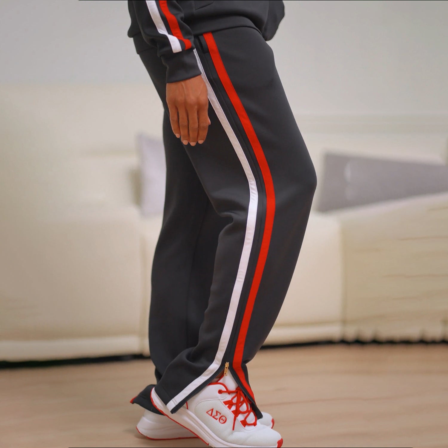 ΔΣΘ Nightfall Script Track Pant – Shop1913 by RG Apparel Co display picture 1