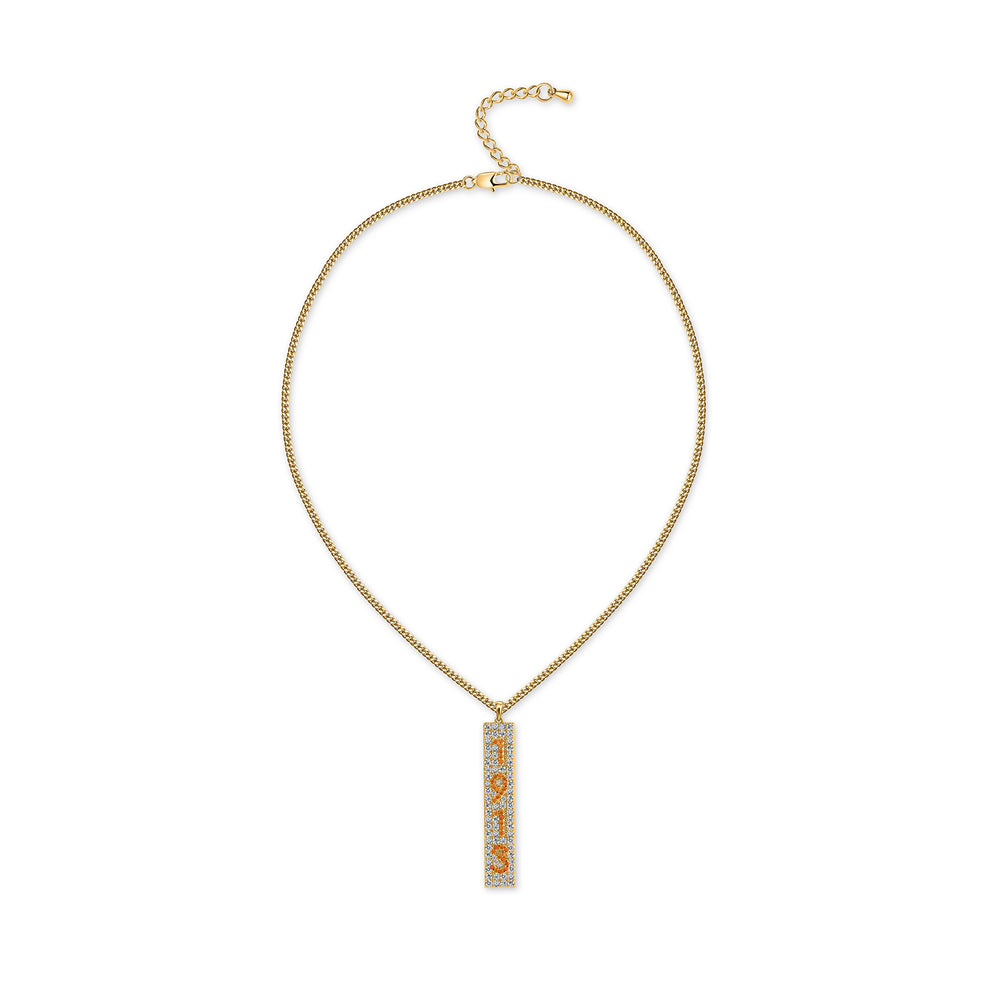 1913 Crystal Necklace-Gold