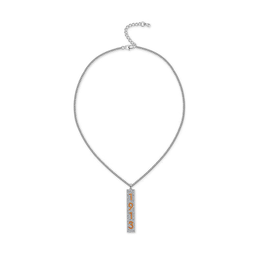 1913 Crystal Necklace-Silver