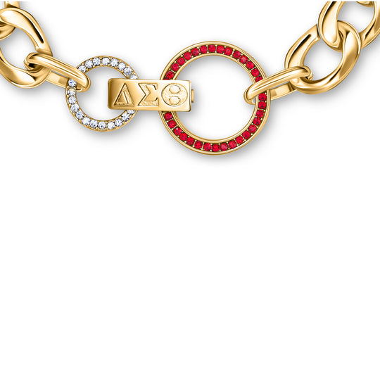 The ΔΣΘ Color‑Lock Bracelet-Gold