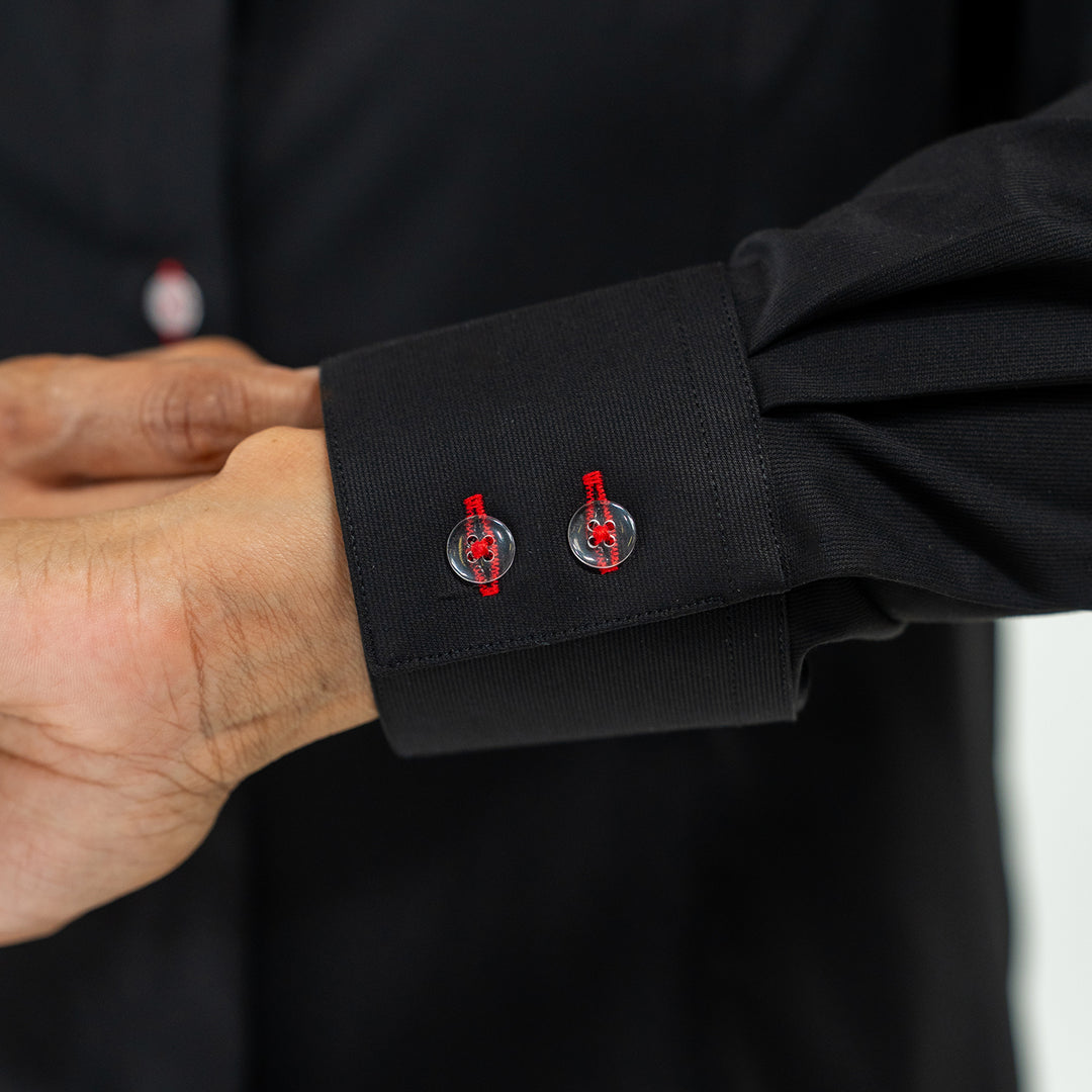 Delta Black Crest Button Down 2.0