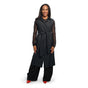 Δ Sleeveless Trench Coat-Blk