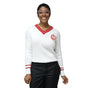 ΔΣΘ White V Neck Sweater