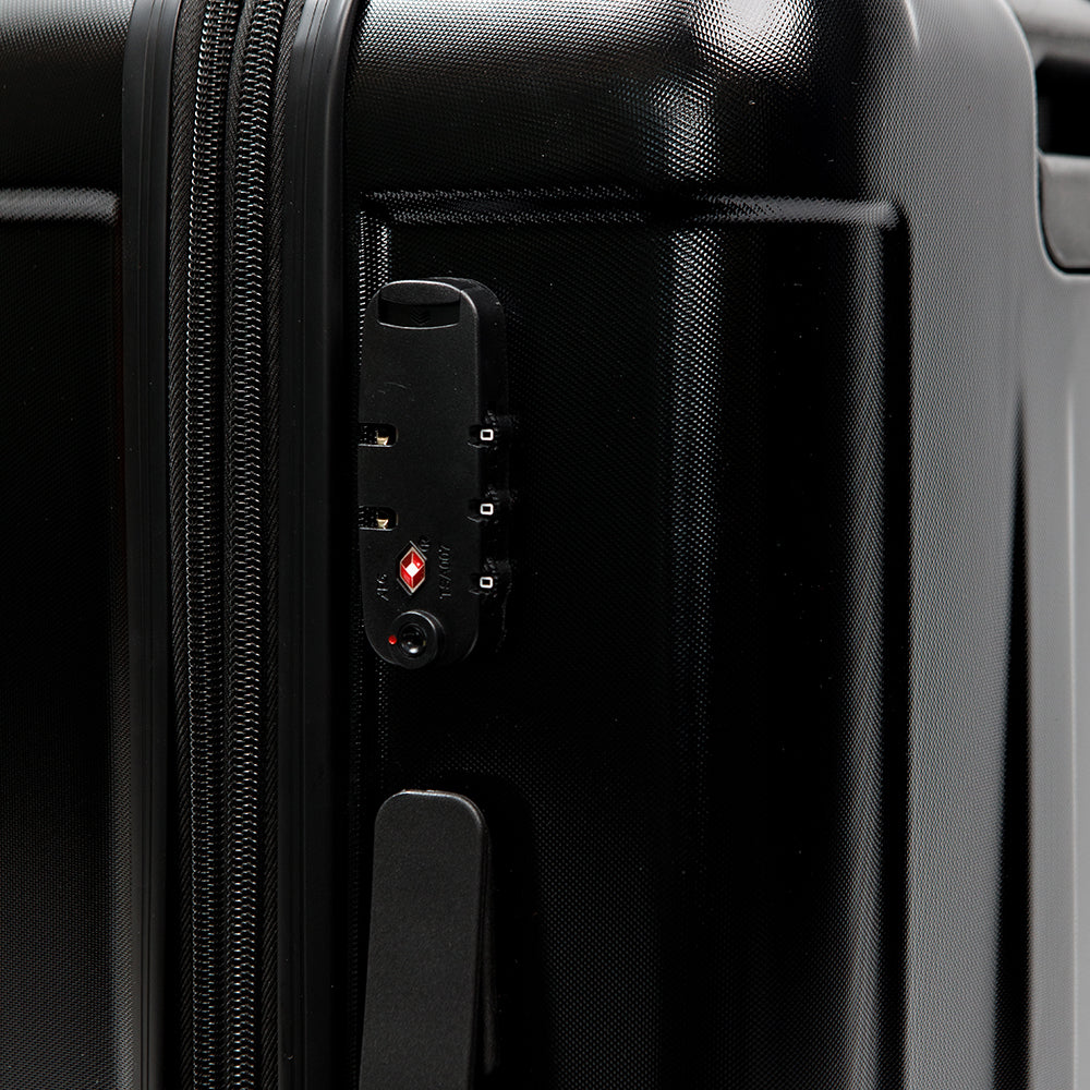 Delta 3 Piece Black PC Luggage Set (28/24/20) - Shop1913 by RG Apparel Co.