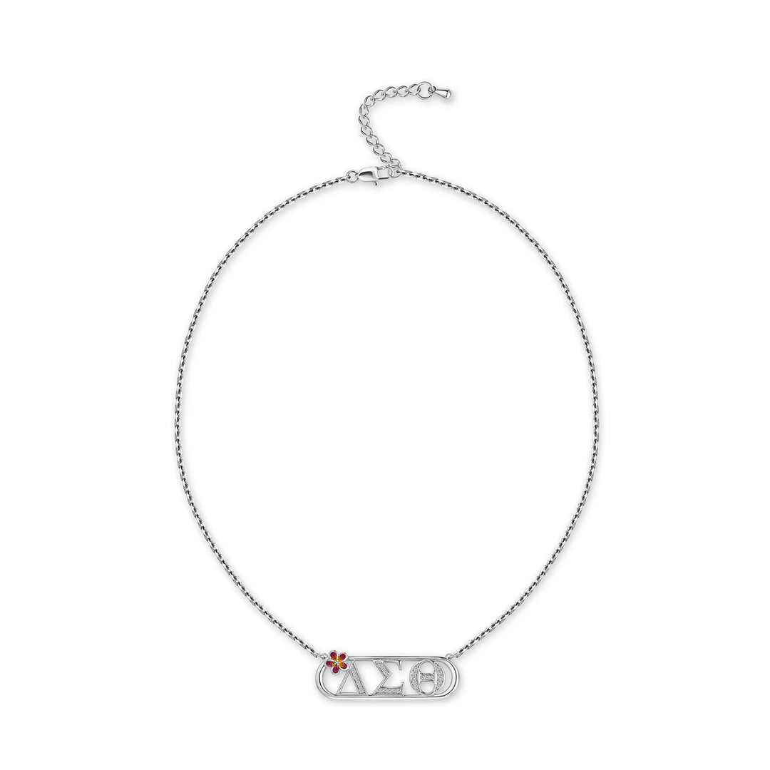 DST Mini Violet Necklace-Silver