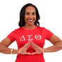 ΔΣΘ Jacquard Tee (Red)