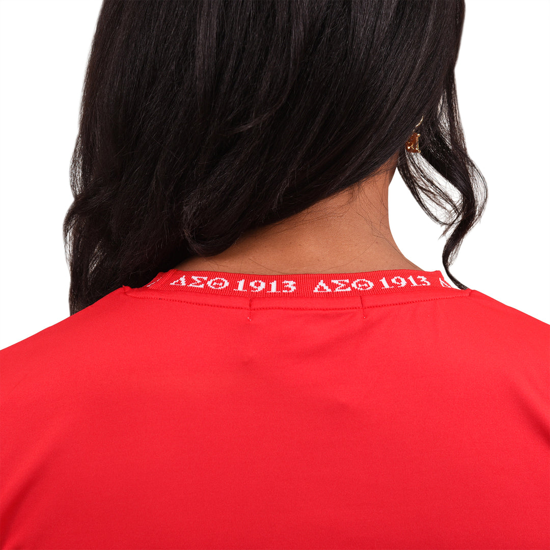 ΔΣΘ Jacquard Tee (Red)