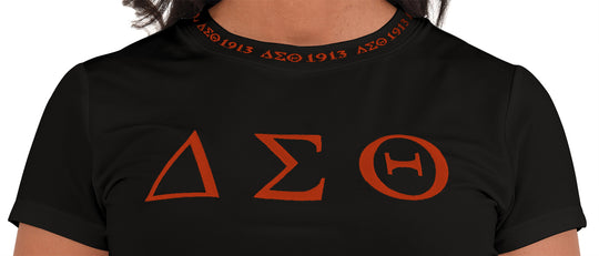 ΔΣΘ Jacquard Tee (Black)