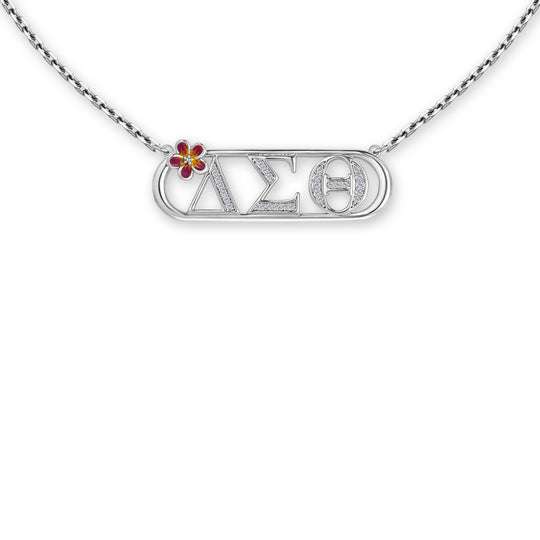 DST Mini Violet Necklace-Silver