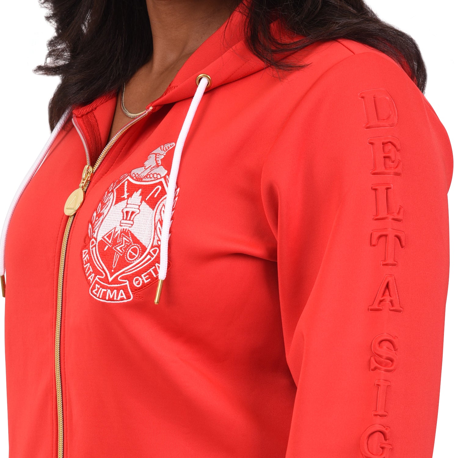 Delta Signature Embossed Warm Up Jacket – Shop1913 by RG Apparel Co.