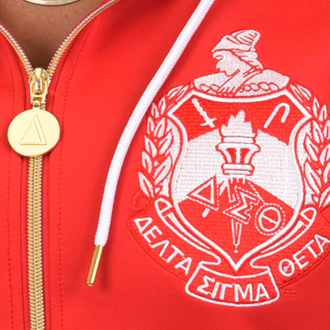 Delta Signature Embossed Warm Up Jacket