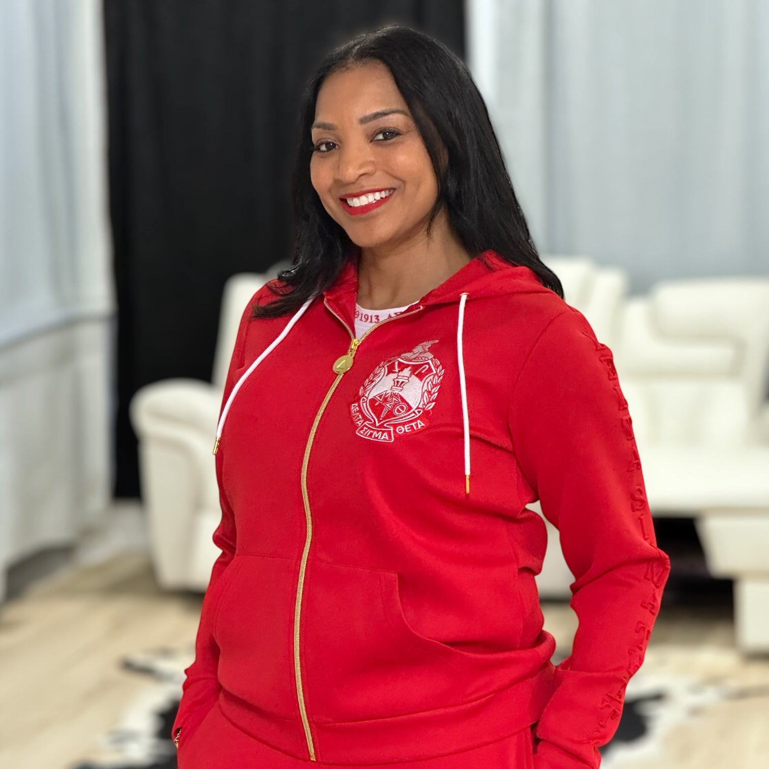 Delta Signature Embossed Warm Up Jacket – Shop1913 by RG Apparel Co.