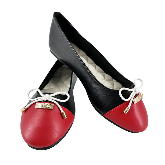 ΔΣΘ Cap Toe Flat-Black