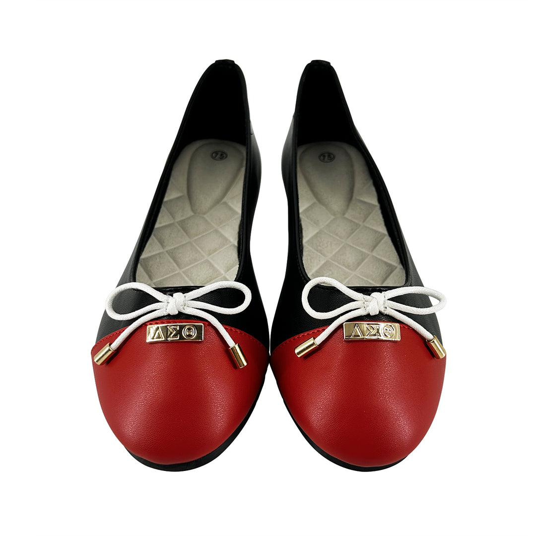 ΔΣΘ Cap Toe Flat-Black