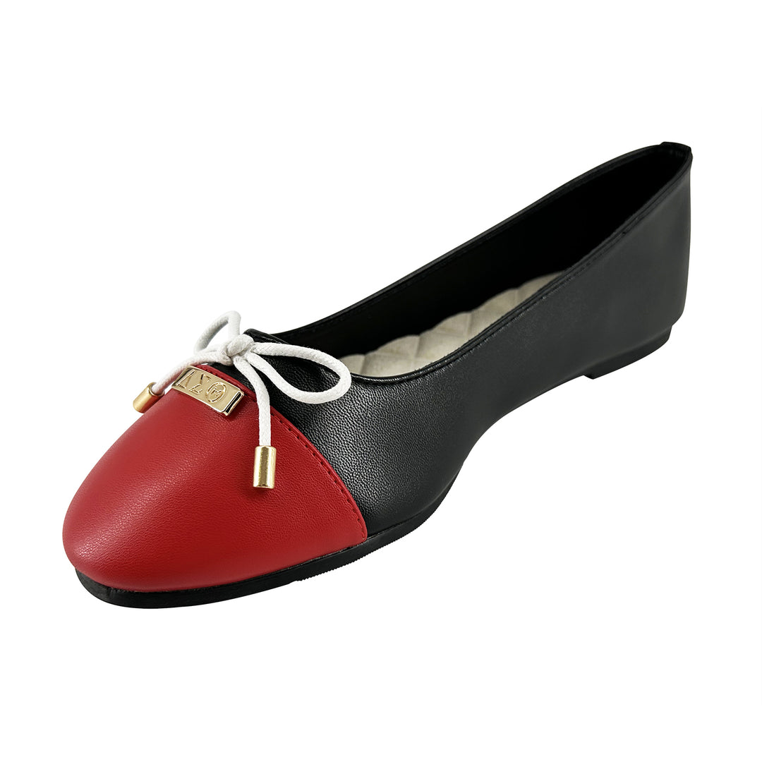 ΔΣΘ Cap Toe Flat-Black