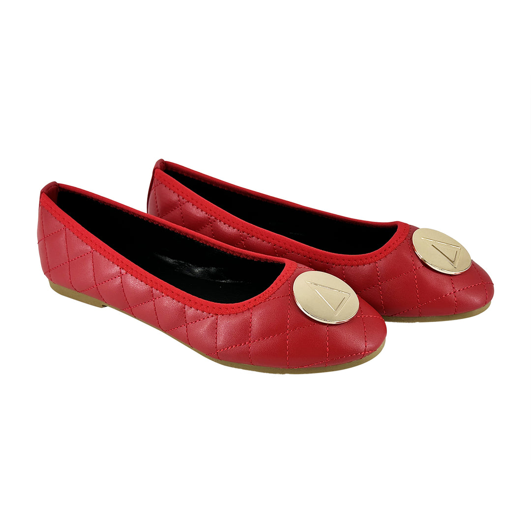 ΔΣΘ Red Quilted Flat