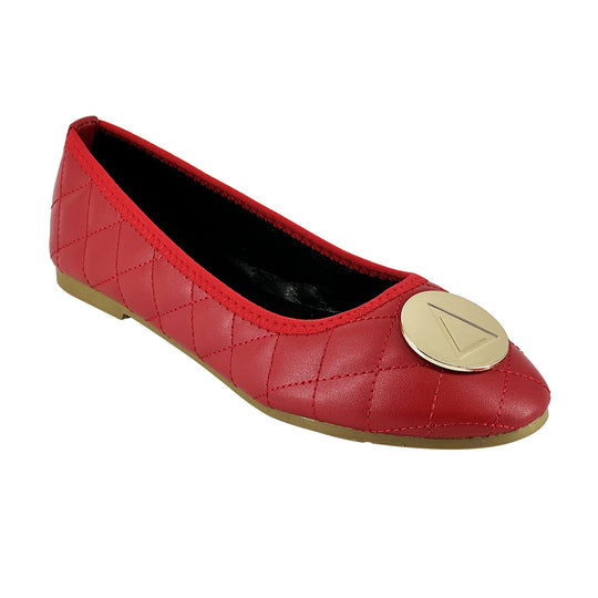 ΔΣΘ Red Quilted Flat