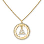 DST Laser Engraved Delta Necklace-Gold