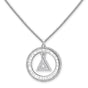 DST Laser Engraved Delta Necklace-Silver