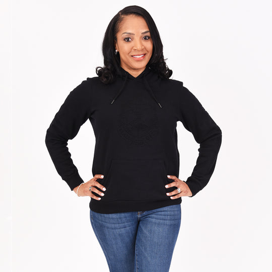 DST Midnight Embossed Pullover Hoodie