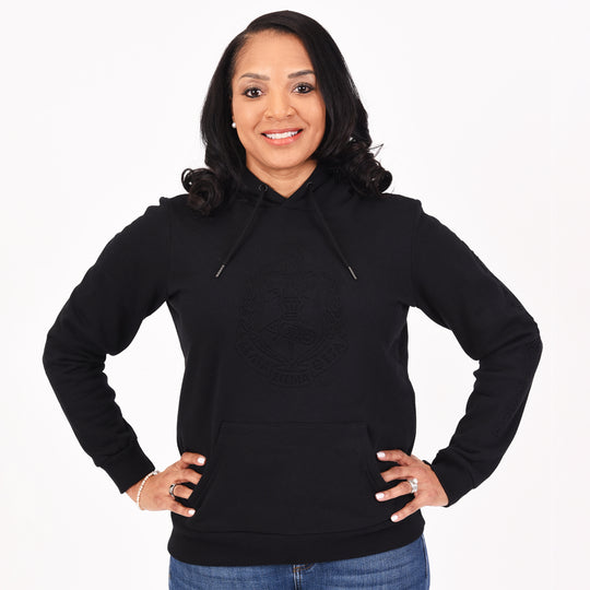 DST Midnight Embossed Pullover Hoodie