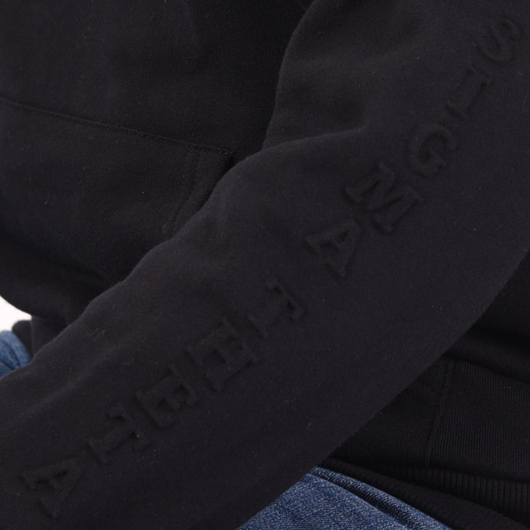 DST Midnight Embossed Pullover Hoodie