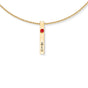 The ΔΣΘ Vertical Signature Pendant (Gold)