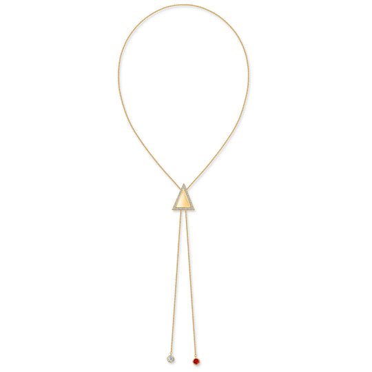 The Delta Drip Bolo Necklace (Gold)