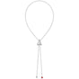 The Delta Drip Bolo Necklace (Silver)