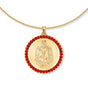 The Shield Halo Necklace-Gold