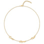 The Delta Sigma Theta Crestline Necklace (Gold)