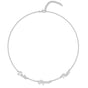 The Delta Sigma Theta Crestline Necklace (Silver)