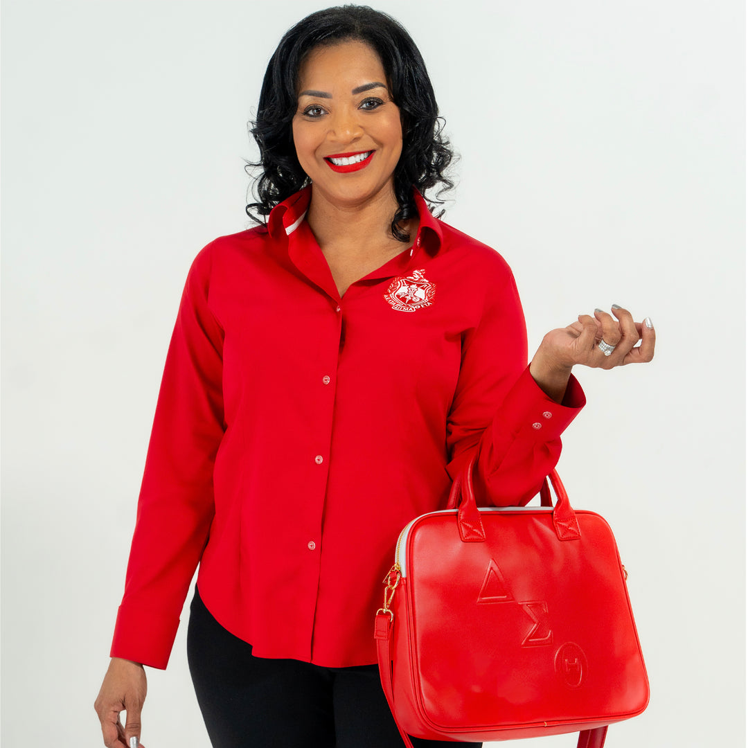 Delta Red Crest Button Down 2.0