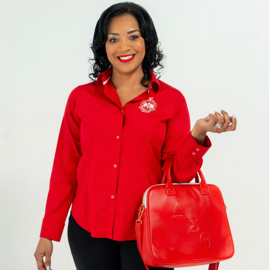 Delta Red Crest Button Down 2.0