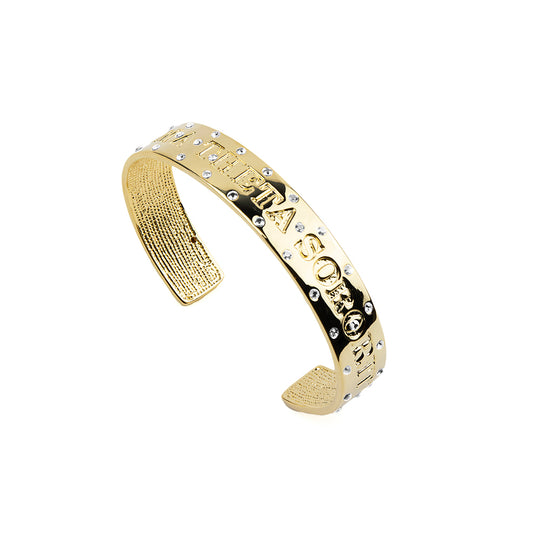 Delta Sigma Theta Cuff-Gold