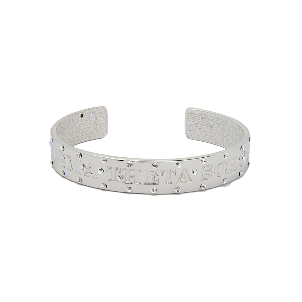 Delta Sigma Theta Cuff silver