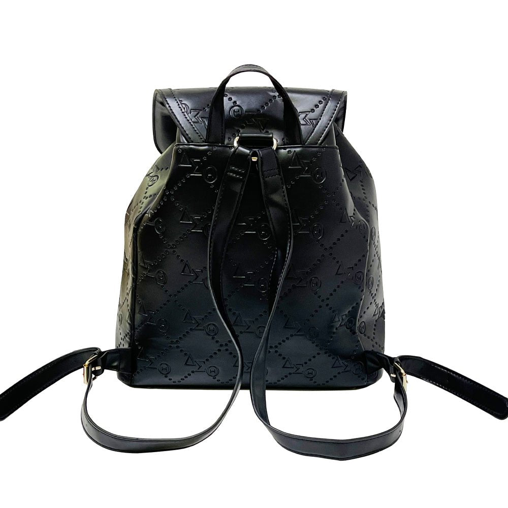 Delta Embossed Grosgrain Backpack-Black – Shop1913 by RG Apparel Co