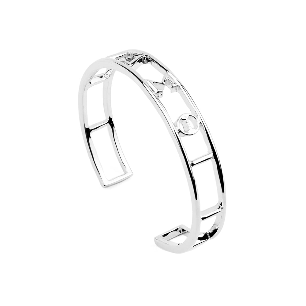 Buy Kate Spade New York Silver Set in Stone Hinged Bangle in Metal for  Women in Oman | Ounass